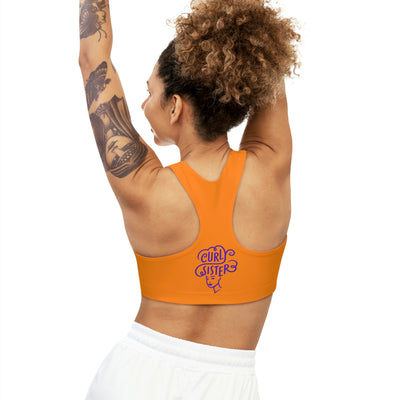 Curly Sister Seamless Sports Bra (AOP)