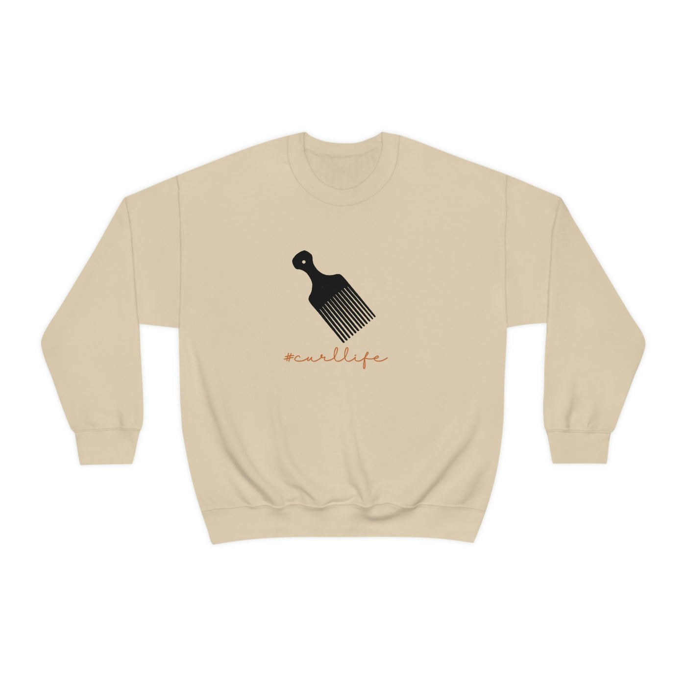 curl life - Unisex Heavy Blend™ Crewneck Sweatshirt - curlysister