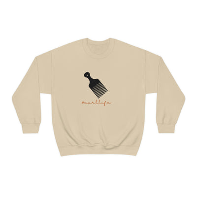 curl life - Unisex Heavy Blend™ Crewneck Sweatshirt - curlysister