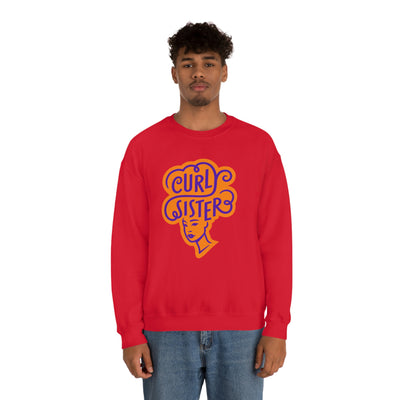 Curly Sister- Women Heavy Blend™ Crewneck Sweatshirt - curlysister