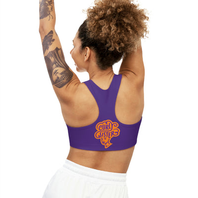 Curly Sister Seamless Sports Bra (AOP)