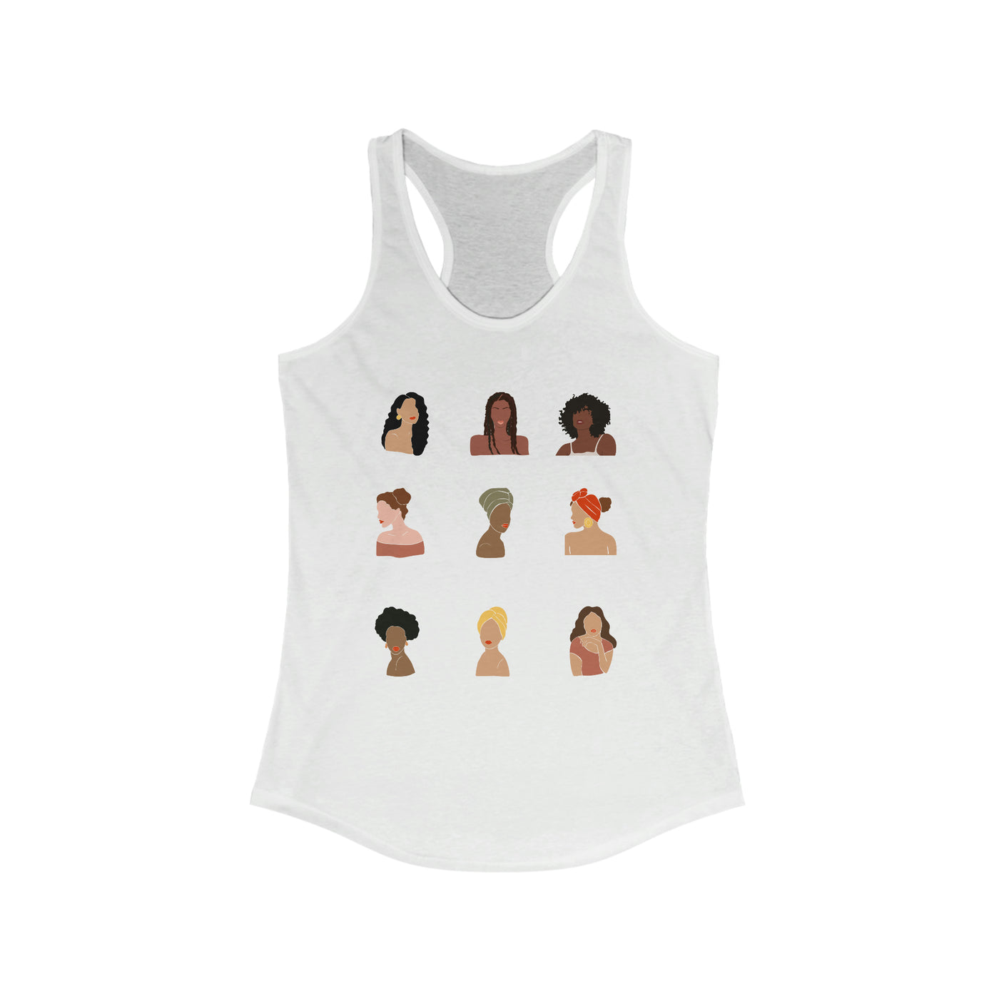 World Of Curls - Women's Ideal Racerback Tank - curlysister