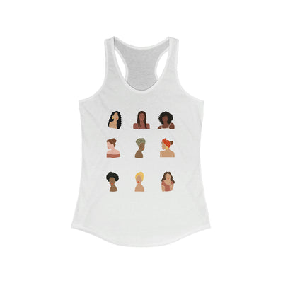 World Of Curls - Women's Ideal Racerback Tank - curlysister