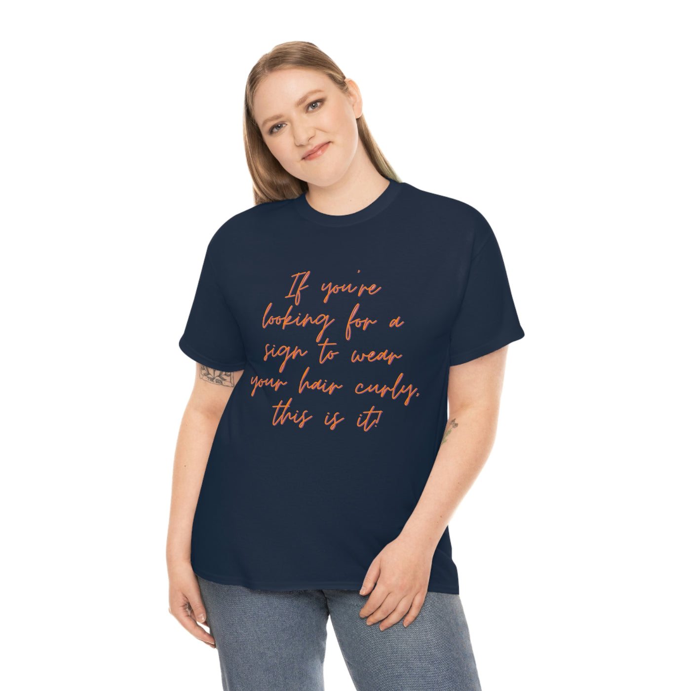 Looking for curly hair... Unisex Softstyle T-Shirt - curlysister