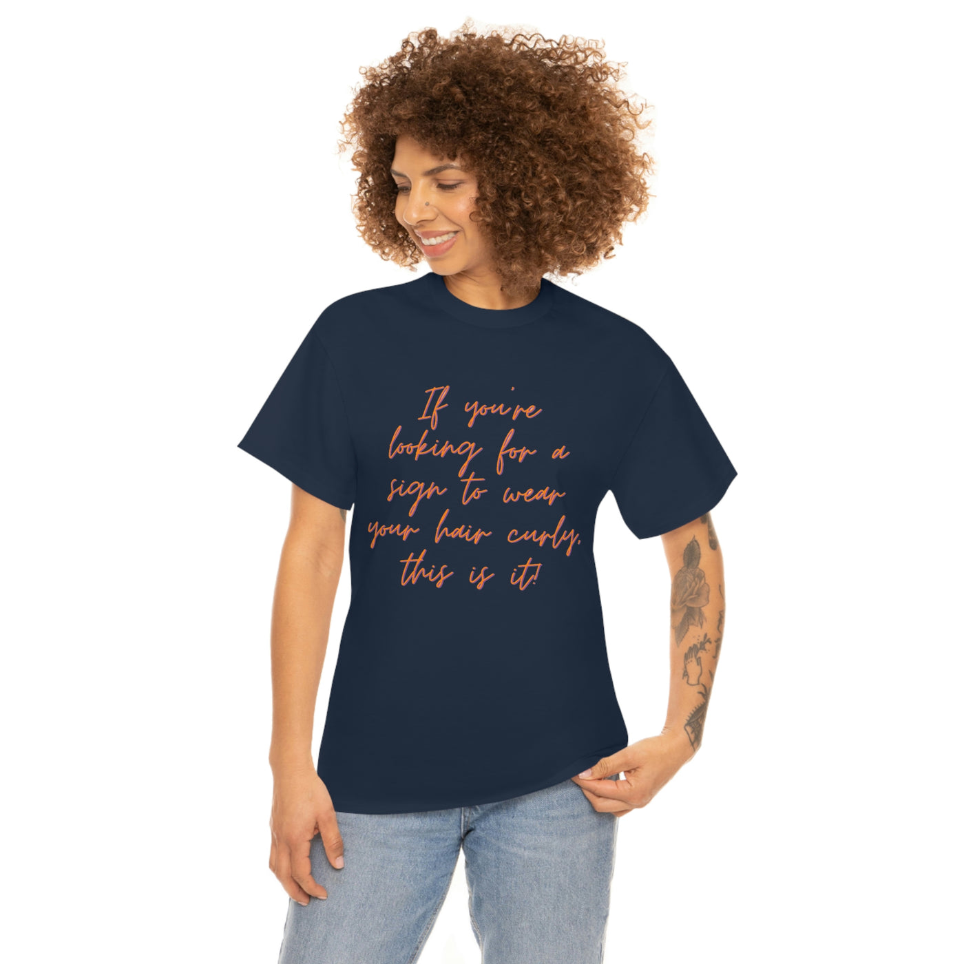 Looking for curly hair... Unisex Softstyle T-Shirt - curlysister