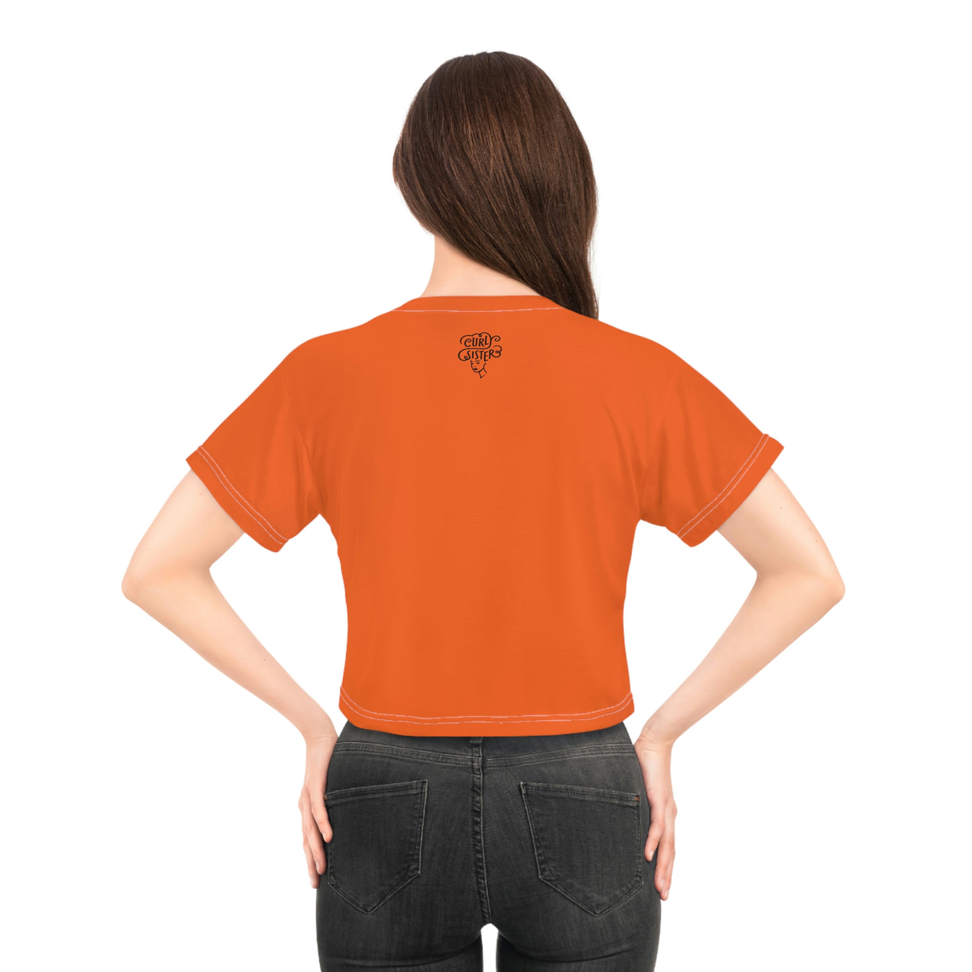 World of Curls - Crop Tee