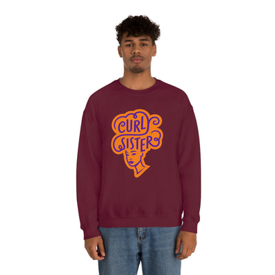 Curly Sister- Women Heavy Blend™ Crewneck Sweatshirt - curlysister