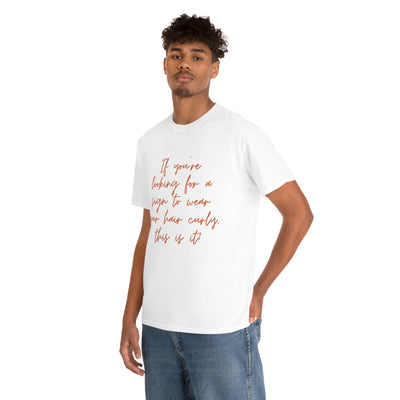 Looking for curly hair... Unisex Softstyle T-Shirt - curlysister