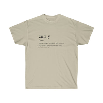 The Definition of Curly - Unisex Ultra Cotton Tee - curlysister
