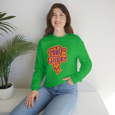 Curly Sister- Women Heavy Blend™ Crewneck Sweatshirt - curlysister