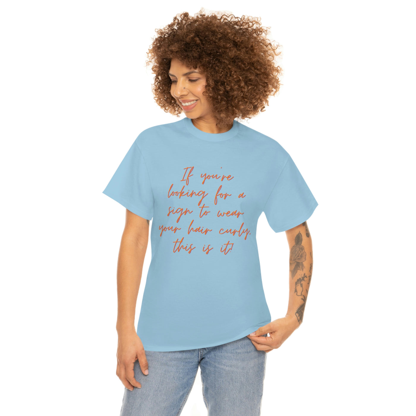 Looking for curly hair... Unisex Softstyle T-Shirt - curlysister