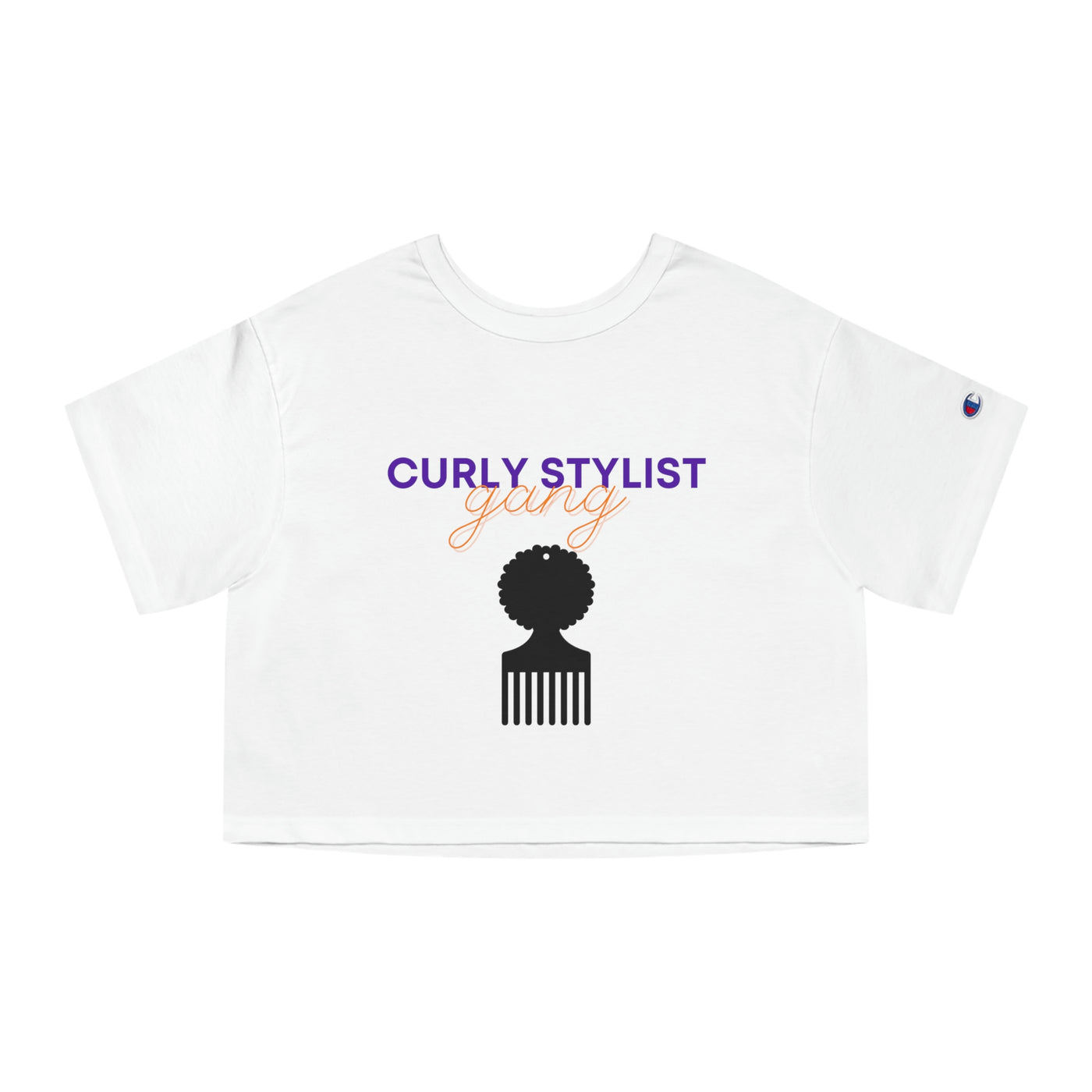 Curly Stylist Cropped T-Shirt