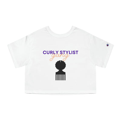Curly Stylist Cropped T-Shirt
