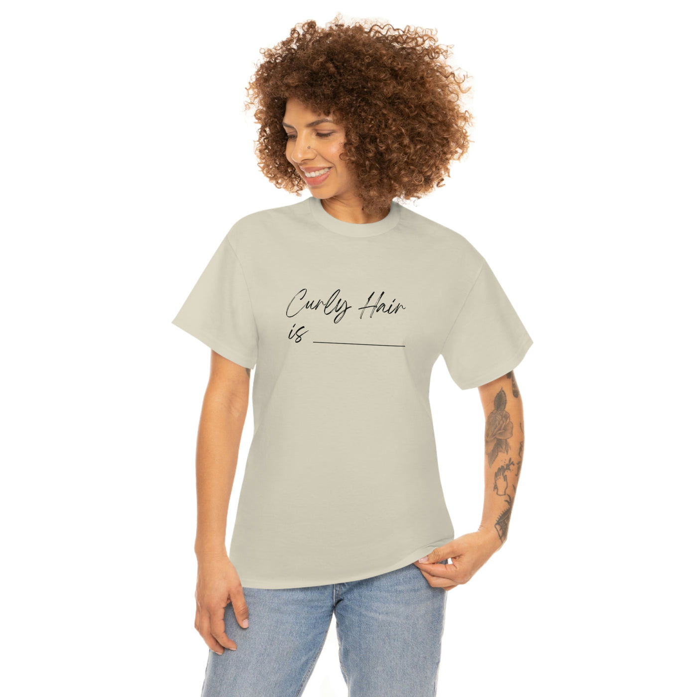 Curly Hair Is... - Unisex Ultra Cotton Tee - curlysister