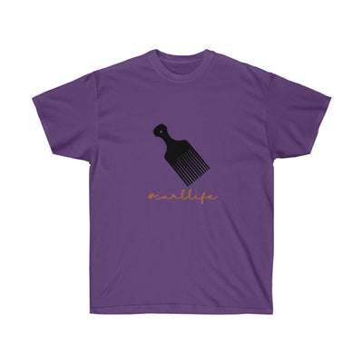 #curllife - Unisex Ultra Cotton Tee - curlysister