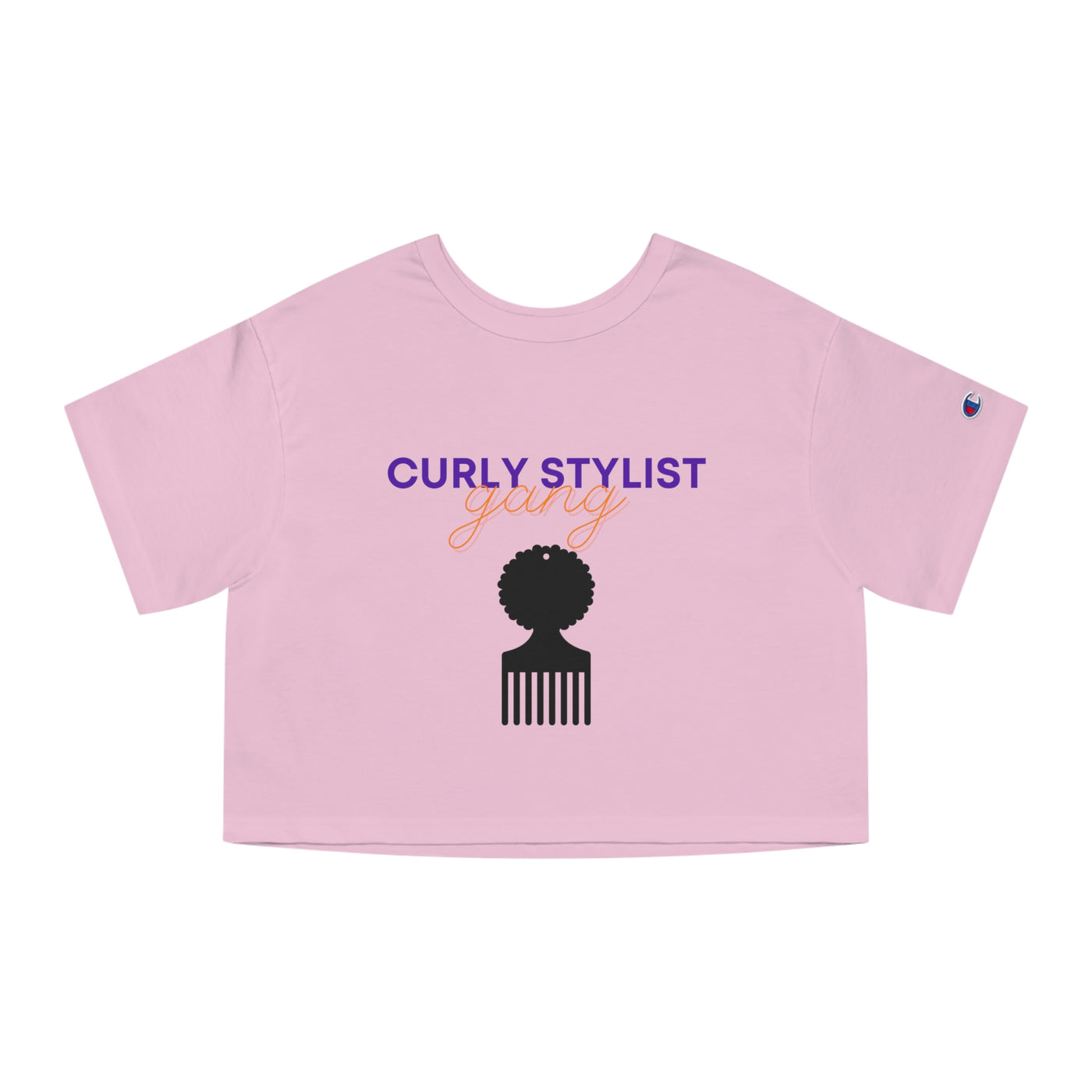 Curly Stylist Cropped T-Shirt