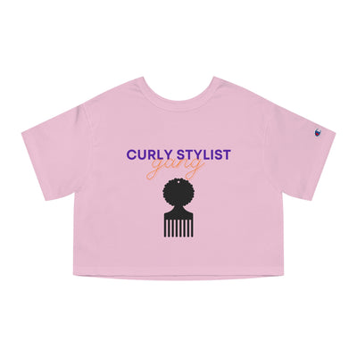 Curly Stylist Cropped T-Shirt