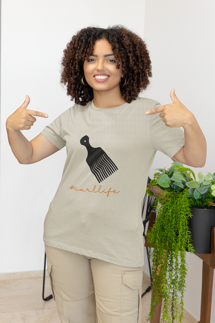 #curllife - Unisex Ultra Cotton Tee - curlysister