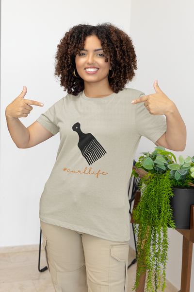 #curllife - Unisex Ultra Cotton Tee - curlysister