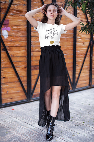I'm Sorry For What I Said - Unisex Ultra Cotton Tee - curlysister